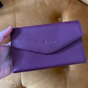 Purple travelLambo passport credit card travel wallet vegan